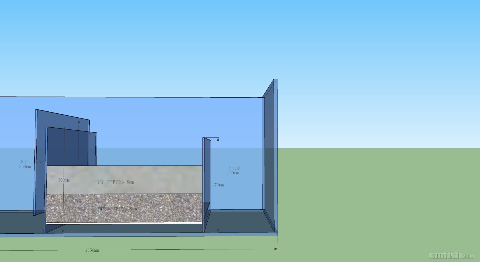 请各位帮我看看底缸(厚沙系统)设置是否合理~