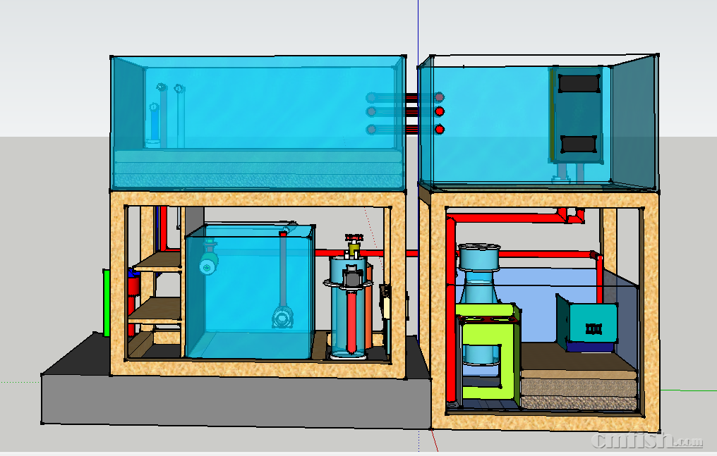 900sps串联1200藻缸方案欢迎大家拍砖