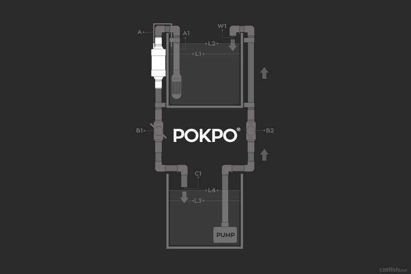 pokpo虹吸系统-aquarium siphon system
